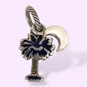 (2/$20) Brighton Dangling Charm South Carolina Palm & Moon
